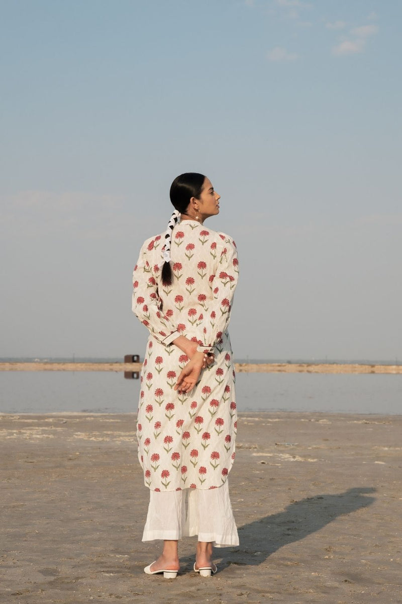 Carnations Kurta Set Kurta Sets by Marche for women Worldwide