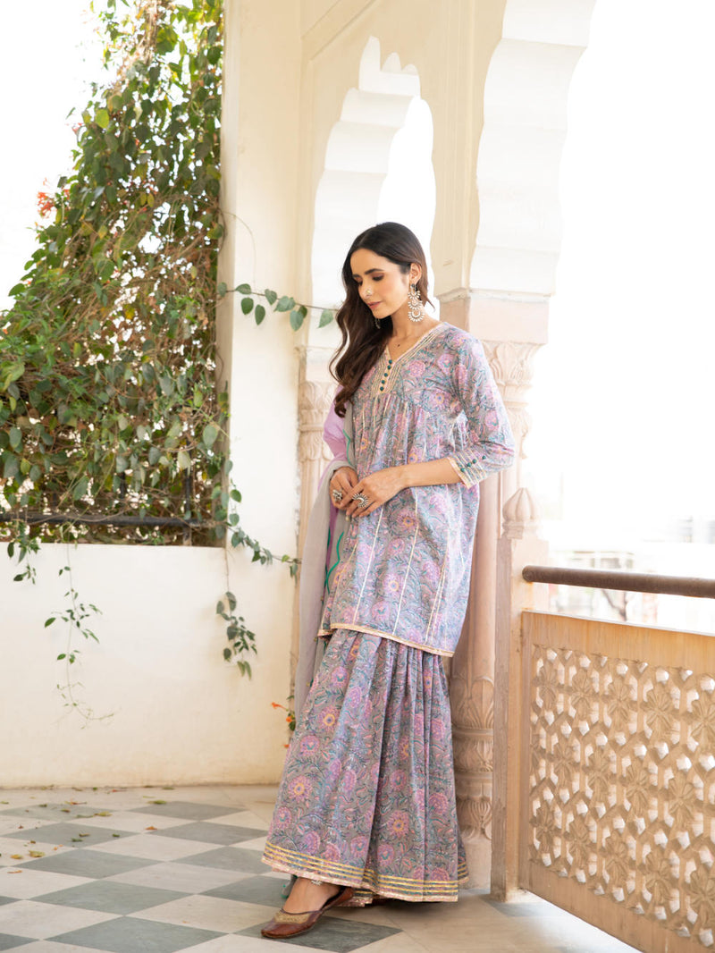 Chaand inaayat badli Kurta Sets by Maison Shefali for women Worldwide