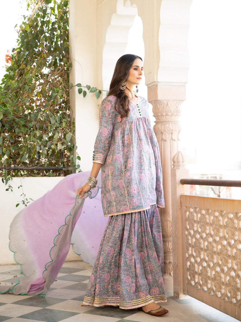 Chaand inaayat badli Kurta Sets by Maison Shefali for women Worldwide