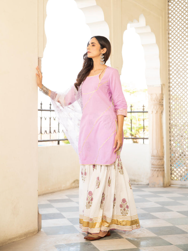 Chaand Sharanya Kurta Sets by Maison Shefali for women Worldwide