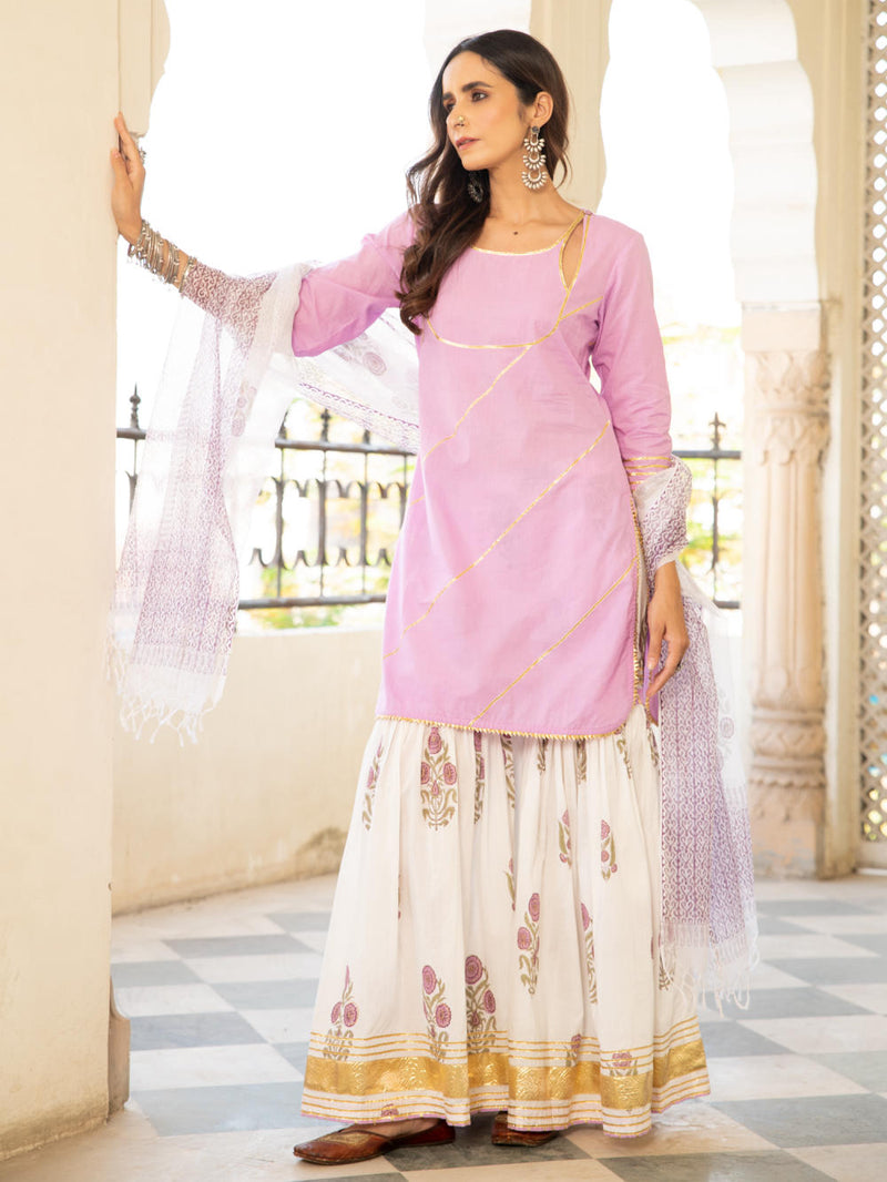 Chaand Sharanya Kurta Sets by Maison Shefali for women Worldwide