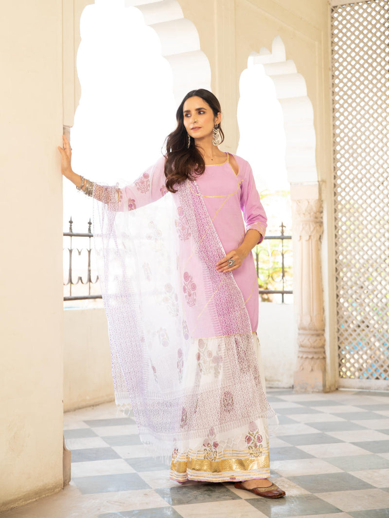 Chaand Sharanya Kurta Sets by Maison Shefali for women Worldwide