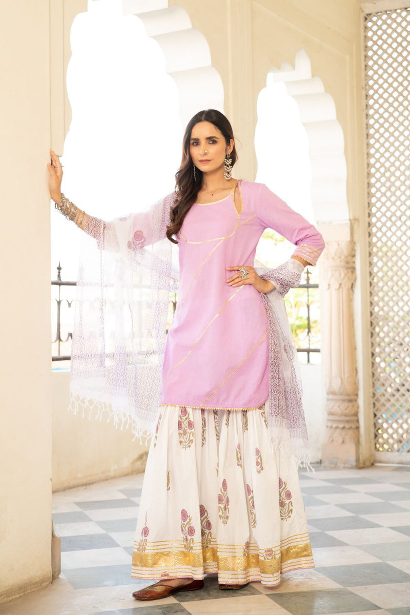 Chaand Sharanya Kurta Sets by Maison Shefali for women Worldwide