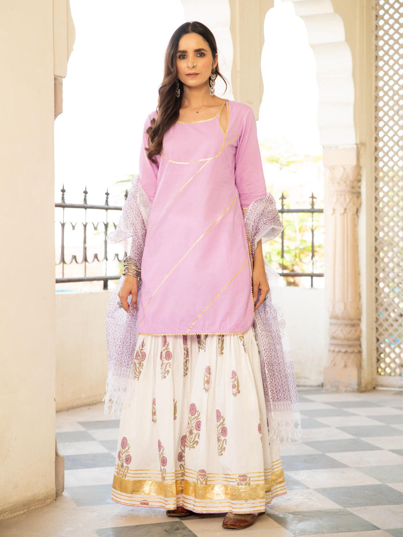 Chaand Sharanya Kurta Sets by Maison Shefali for women Worldwide