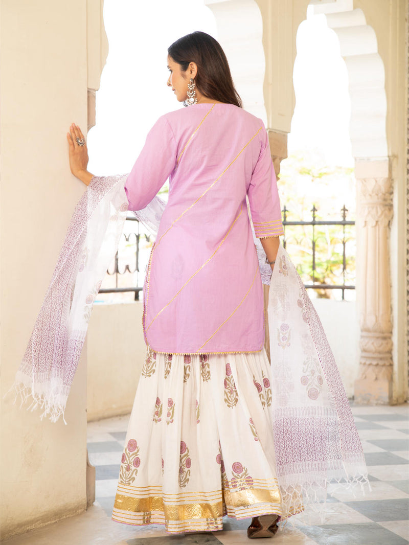 Chaand Sharanya Kurta Sets by Maison Shefali for women Worldwide