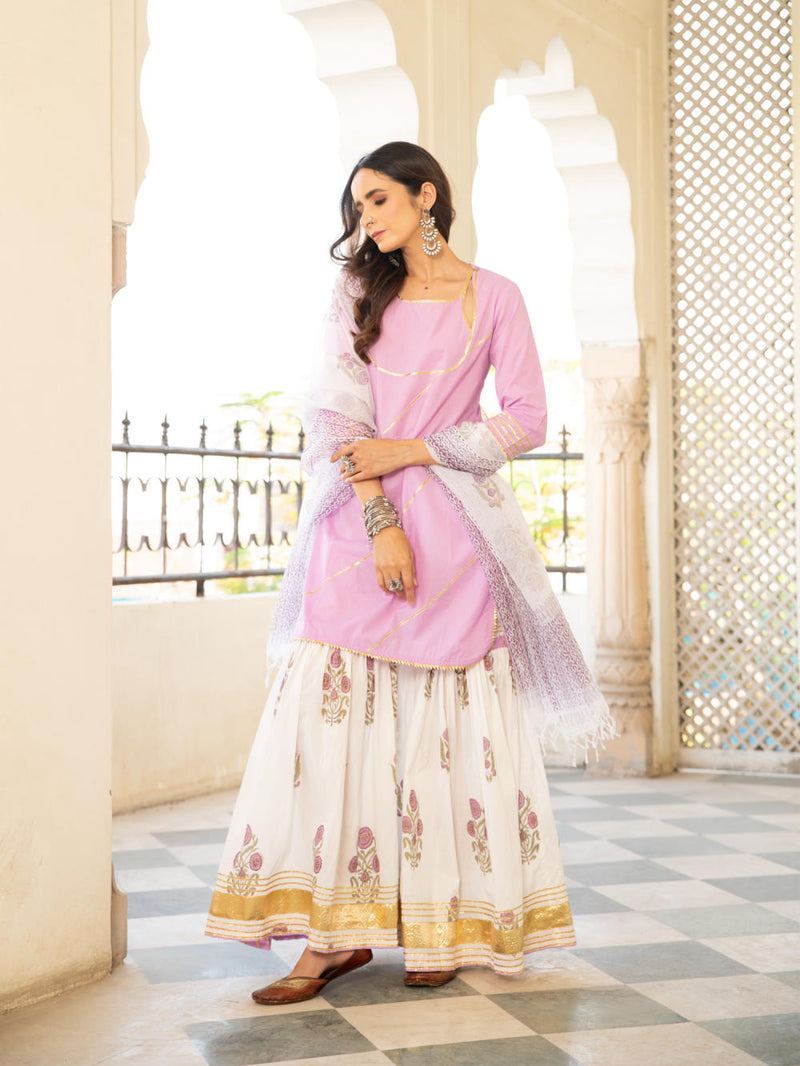 Chaand Sharanya Kurta Sets by Maison Shefali for women Worldwide