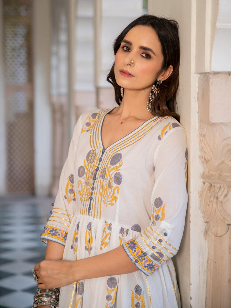 Chaand tahira Kurta Sets by Maison Shefali for women Worldwide