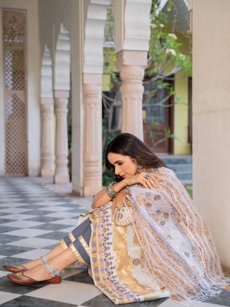 Chaand tahira Kurta Sets by Maison Shefali for women Worldwide