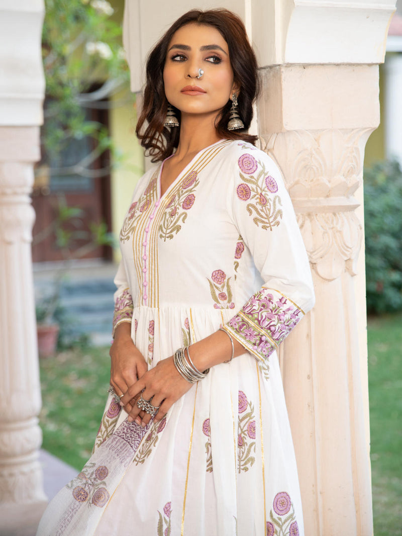 Chaand tahira Firoza Kurta Sets by Maison Shefali for women Worldwide