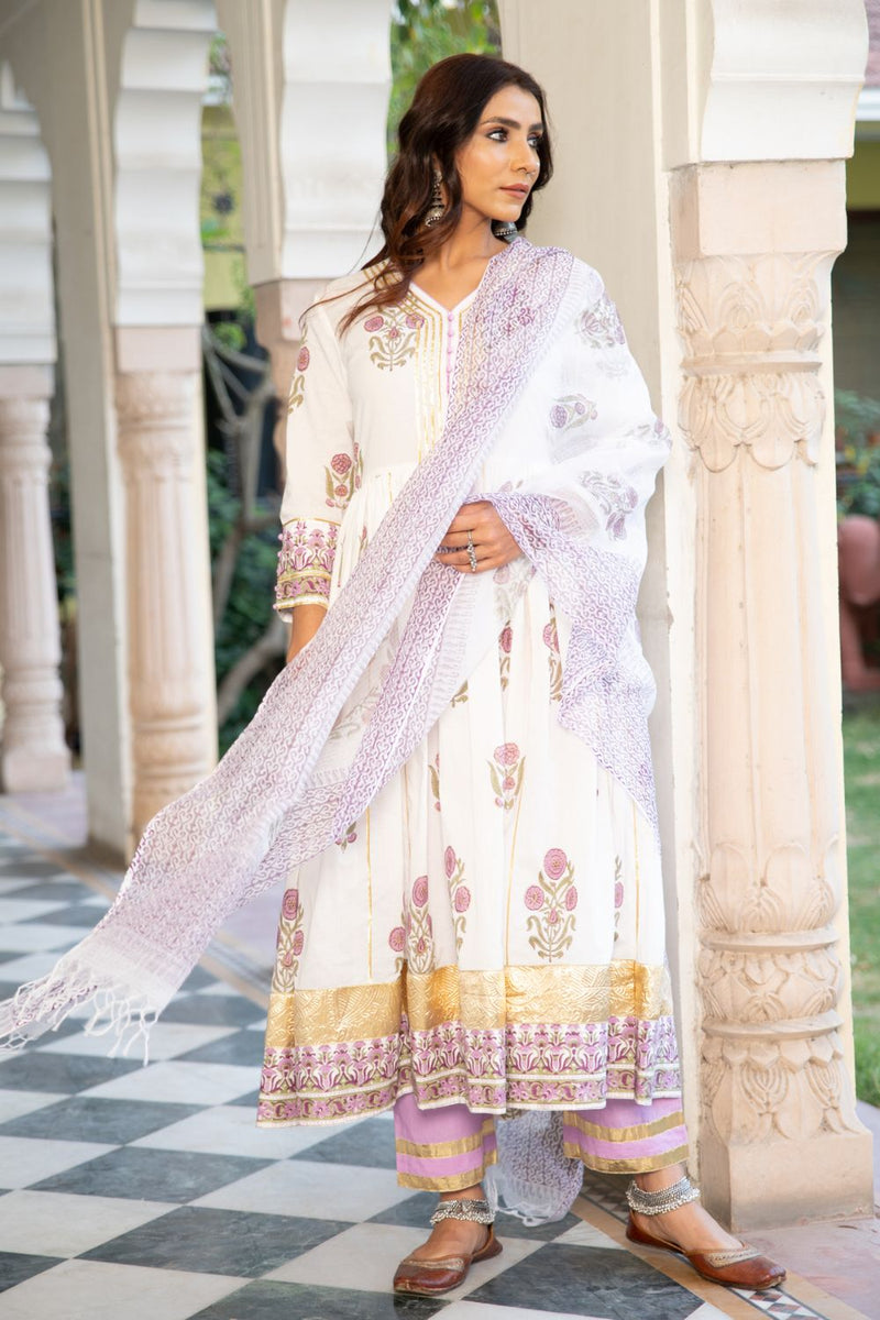 Chaand tahira Firoza Kurta Sets by Maison Shefali for women Worldwide