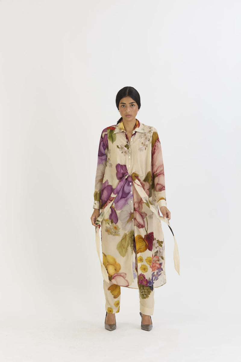 CHERIMOYA WRAP SET by Yam in white color for women Worldwide