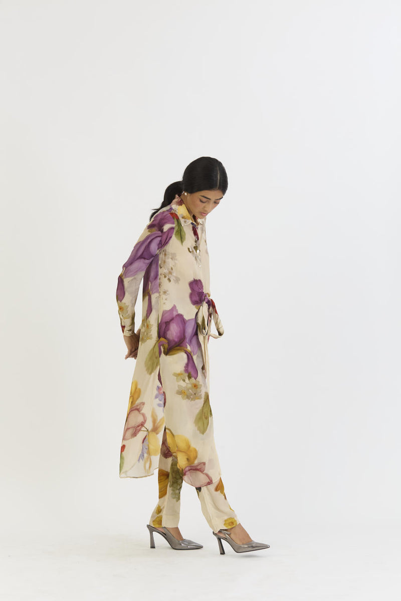 CHERIMOYA WRAP SET by Yam in white color for women Worldwide