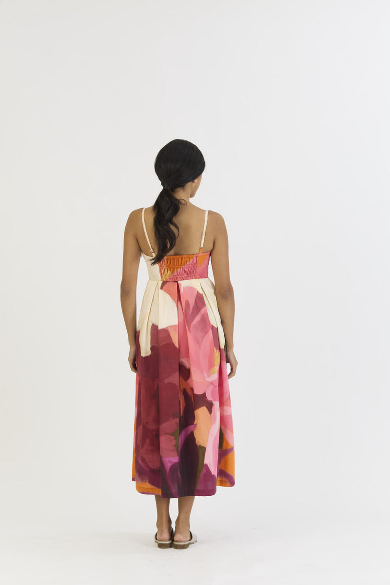 CHERRY BRALETTE DRESS satin by Yam in multi color for women Worldwide