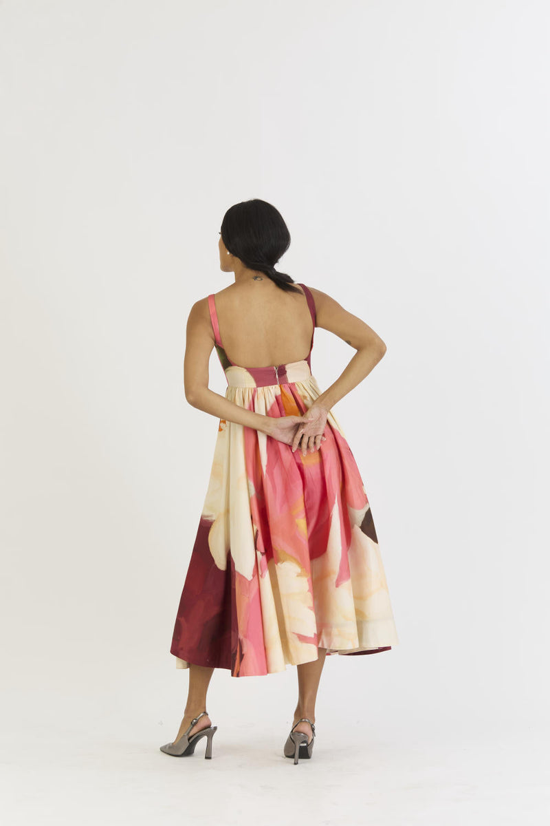 CHERRY DRESS satin by Yam in multi color for women Worldwide