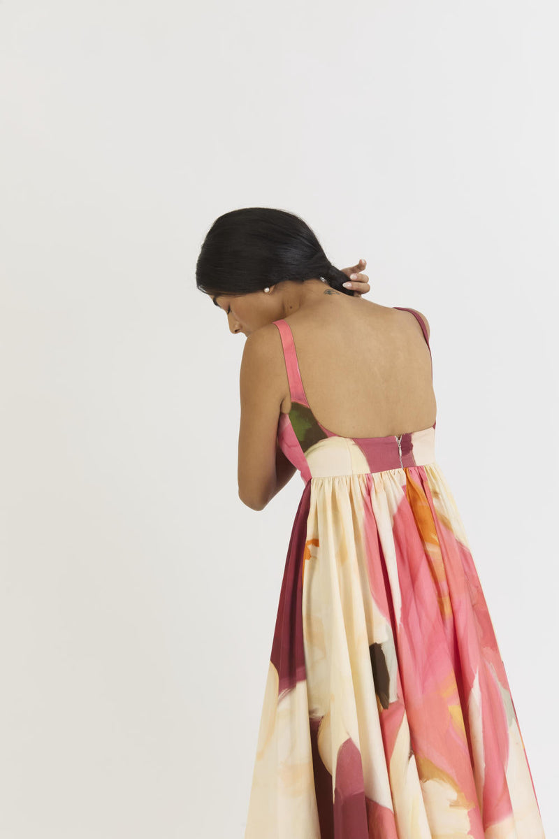 CHERRY DRESS satin by Yam in multi color for women Worldwide