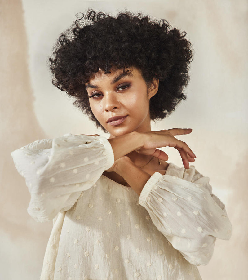 Cloud Candy Top Top & Tunics by Khara Kapas in white for women Worldwide