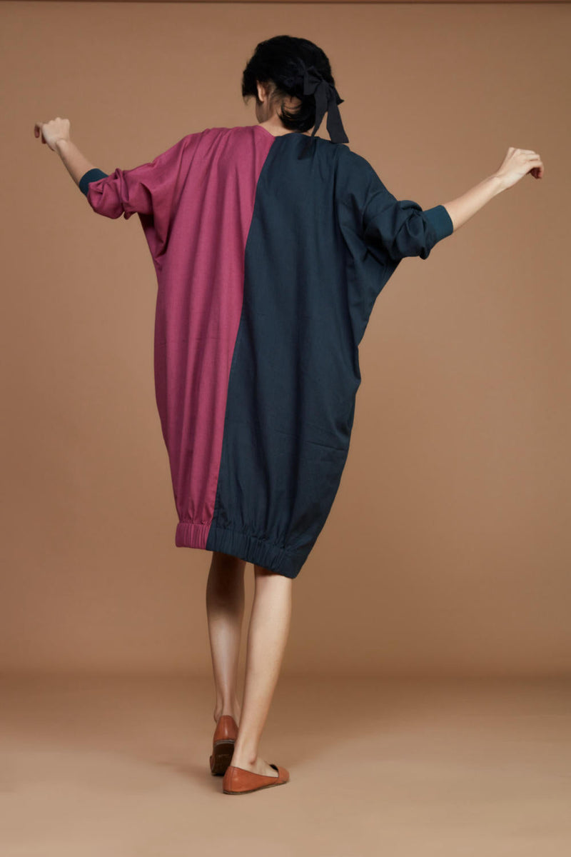 Color Block Shift Dress Dress by Mati for women Worldwide