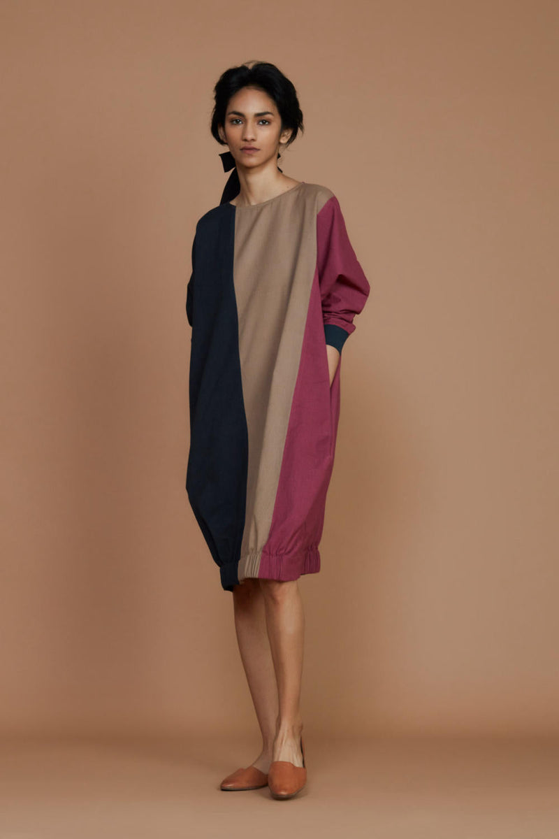 Color Block Shift Dress Dress by Mati for women Worldwide