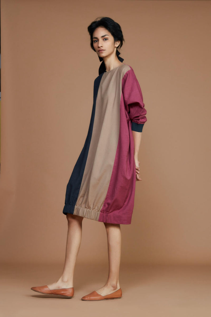 Color Block Shift Dress Dress by Mati for women Worldwide