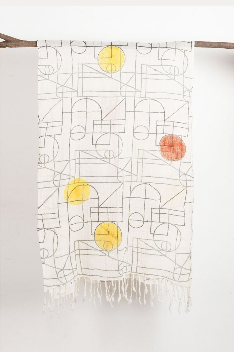 CROSS LINES SCARF by Rias for women Worldwide