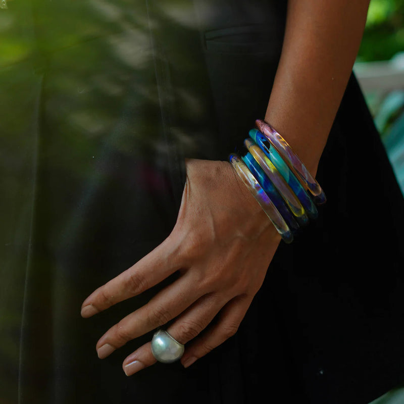 Dawn and Dusk Bangles glass bangle and bracelet by Surmeyi for women Worldwide