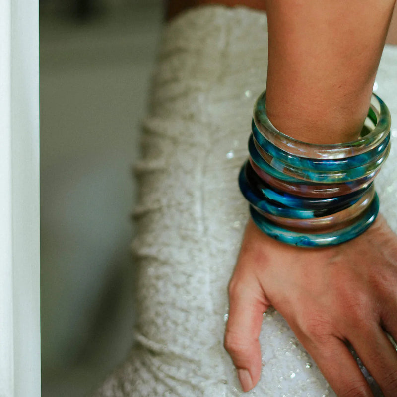 Dawn and Dusk Bangles glass bangle and bracelet by Surmeyi for women Worldwide