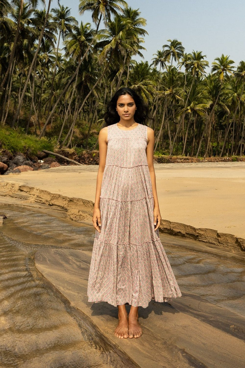 Daytone bonsai Dress by Khara Kapas for women Worldwide