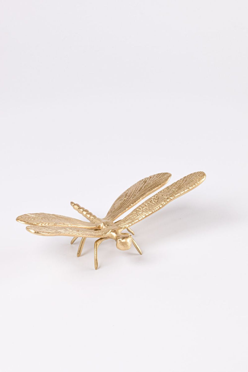 Decorative Brass Dragonfly linen by Gado Living for Worldwide