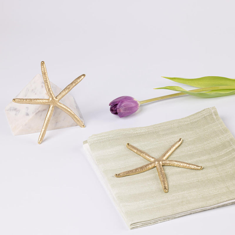 Decorative Brass Star Fish linen by Gado Living for Worldwide