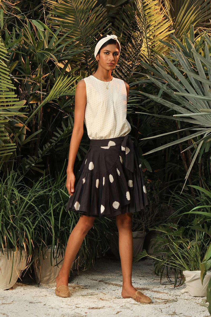 Deep Space Skirt by Khara Kapas for women Worldwide