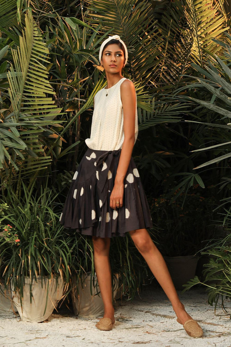 Deep Space Skirt by Khara Kapas for women Worldwide