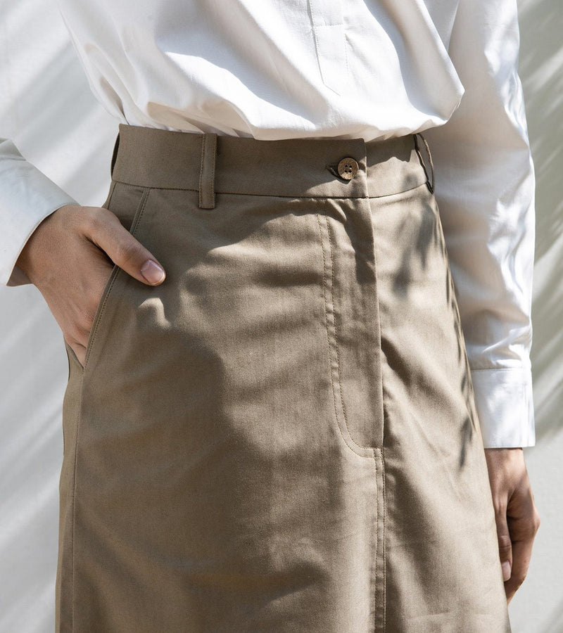 Desert Ironwood Long Skirt Skirts by Khara Kapas for women Worldwide