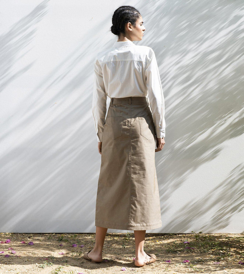 Desert Ironwood Long Skirt Skirts by Khara Kapas for women Worldwide