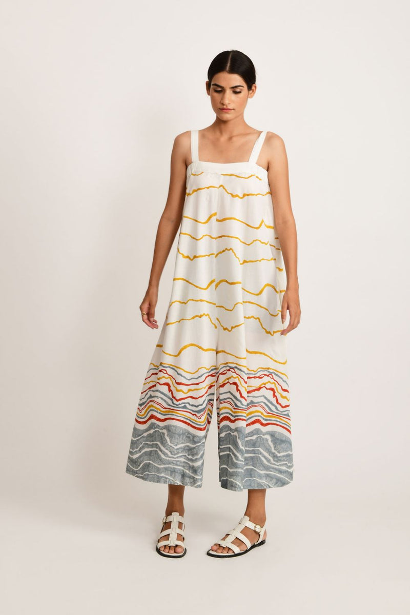 EARTH CREST ANKLE JUMPSUIT by Rias for women Worldwide
