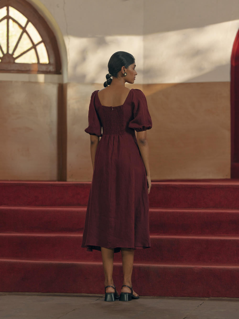 Ella Dress - Ruby