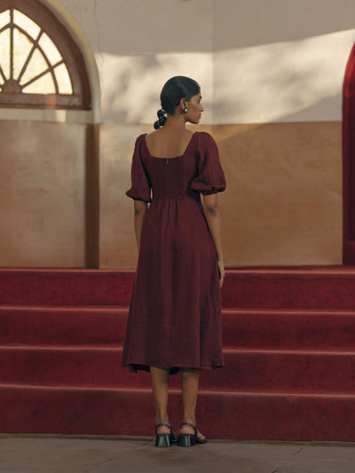 Ella Dress - Ruby