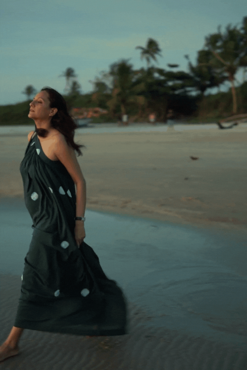 Escapade by Khara Kapas in green for women Worldwide