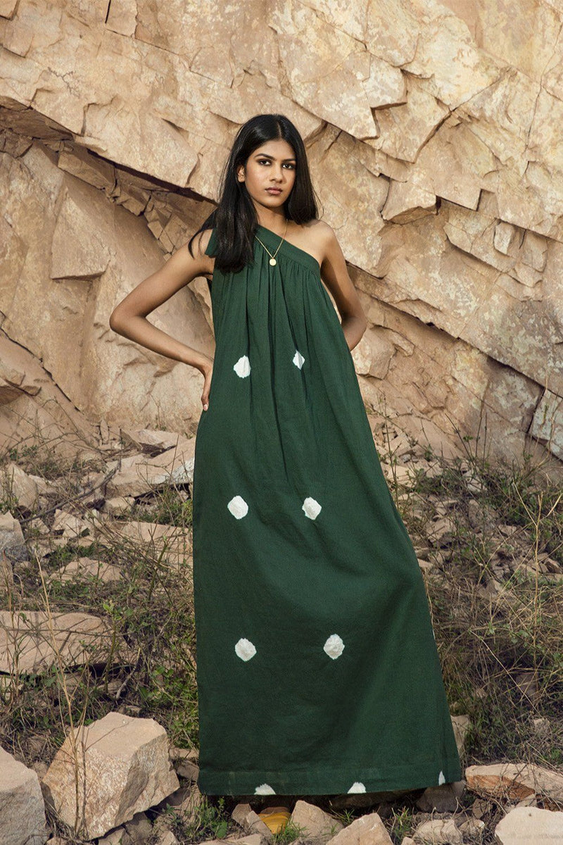 Escapade by Khara Kapas in green for women Worldwide