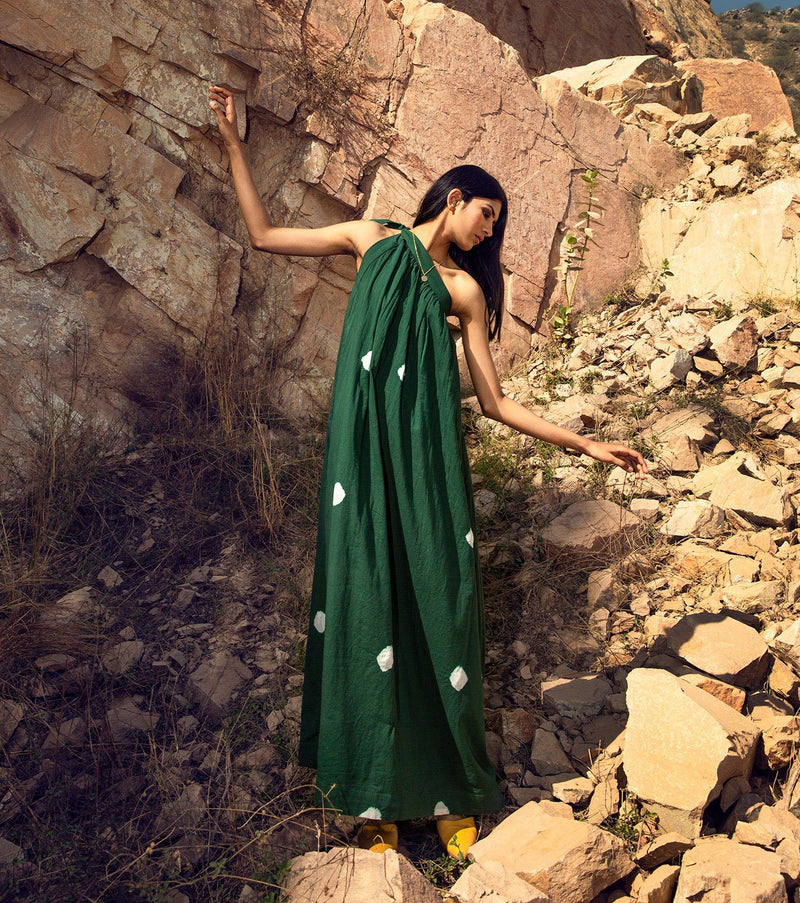 Escapade by Khara Kapas in green for women Worldwide