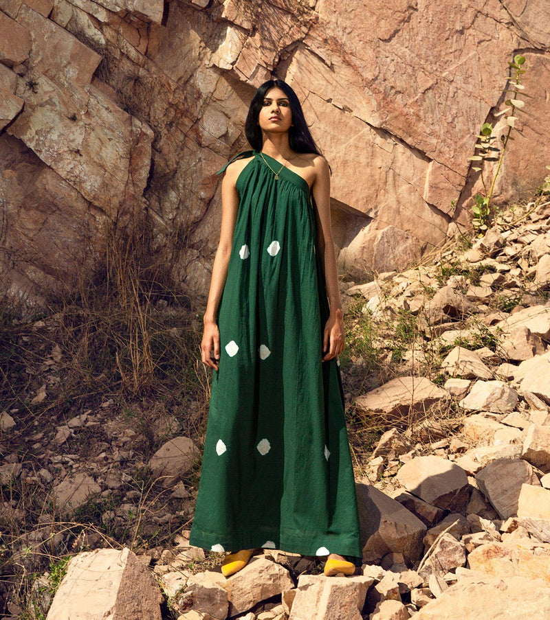 Escapade by Khara Kapas in green for women Worldwide
