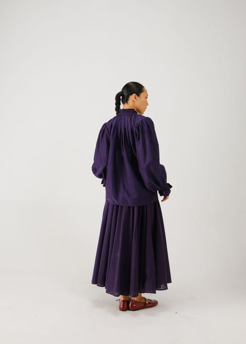 Fiji set-Ink folk emb. silk by CORD for women Worldwide