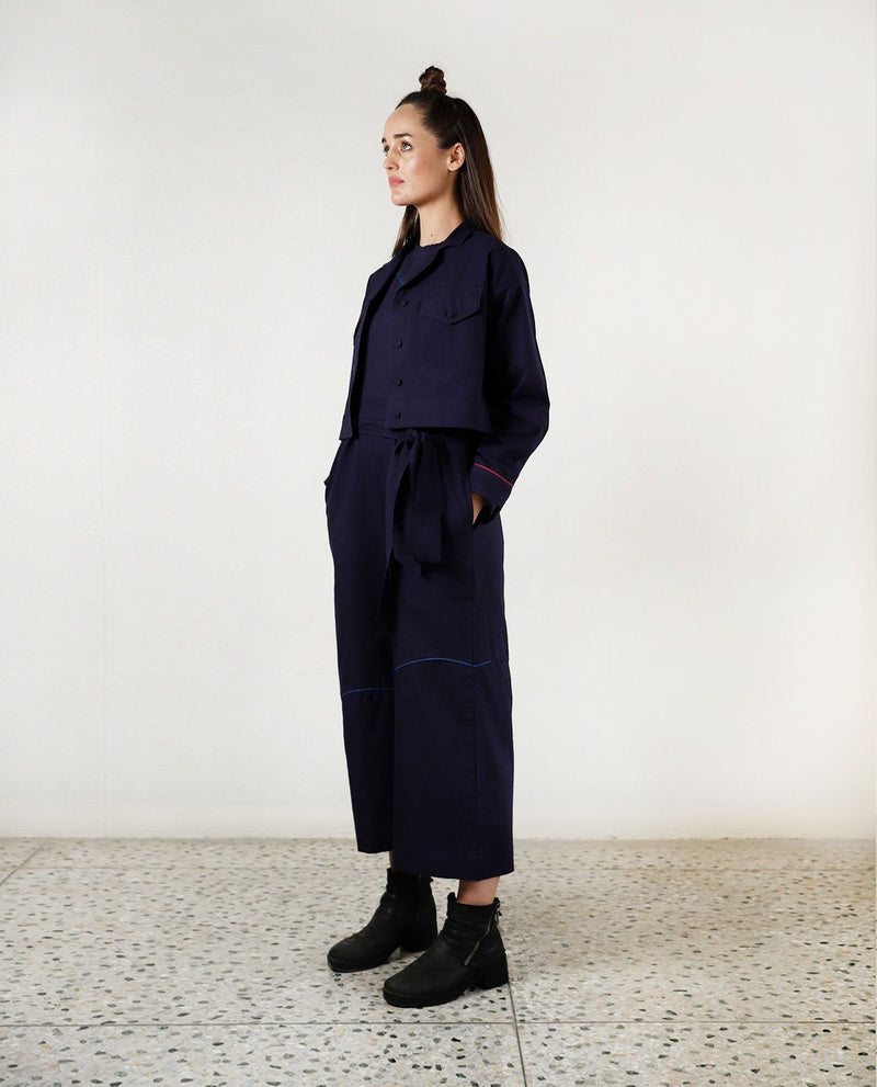 FLUID MOON CROP JACKET Jackets & Overlays by Rias for women Worldwide