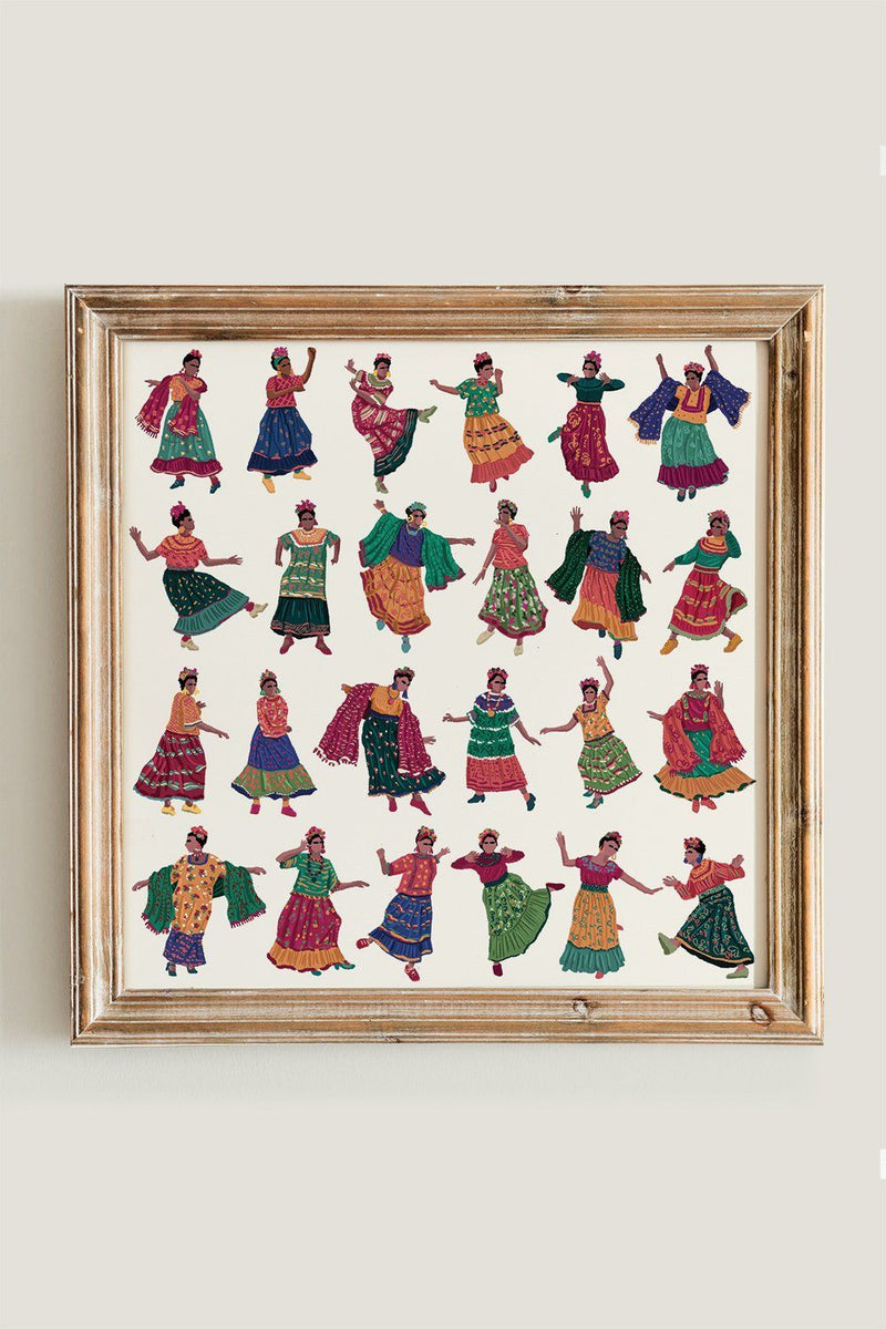 Frida When She Swings Art Namrata Kumar
