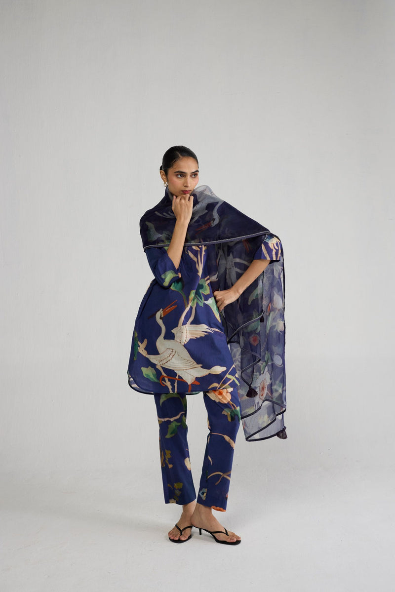 Fuji Organza Dupatta dupatta by YAM-ORIENTAL GARDEN SEP'26 for women Worldwide