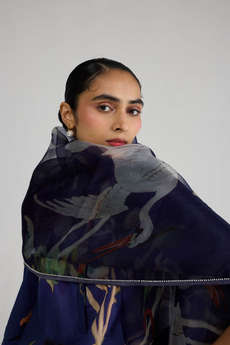 Fuji Organza Dupatta dupatta by YAM-ORIENTAL GARDEN SEP'26 for women Worldwide