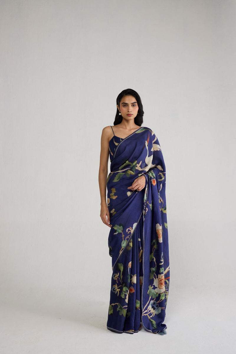 Fuji Silk Saree saree by YAM-ORIENTAL GARDEN SEP'26 for women Worldwide