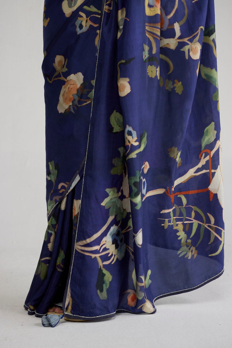 Fuji Silk Saree saree by YAM-ORIENTAL GARDEN SEP'26 for women Worldwide