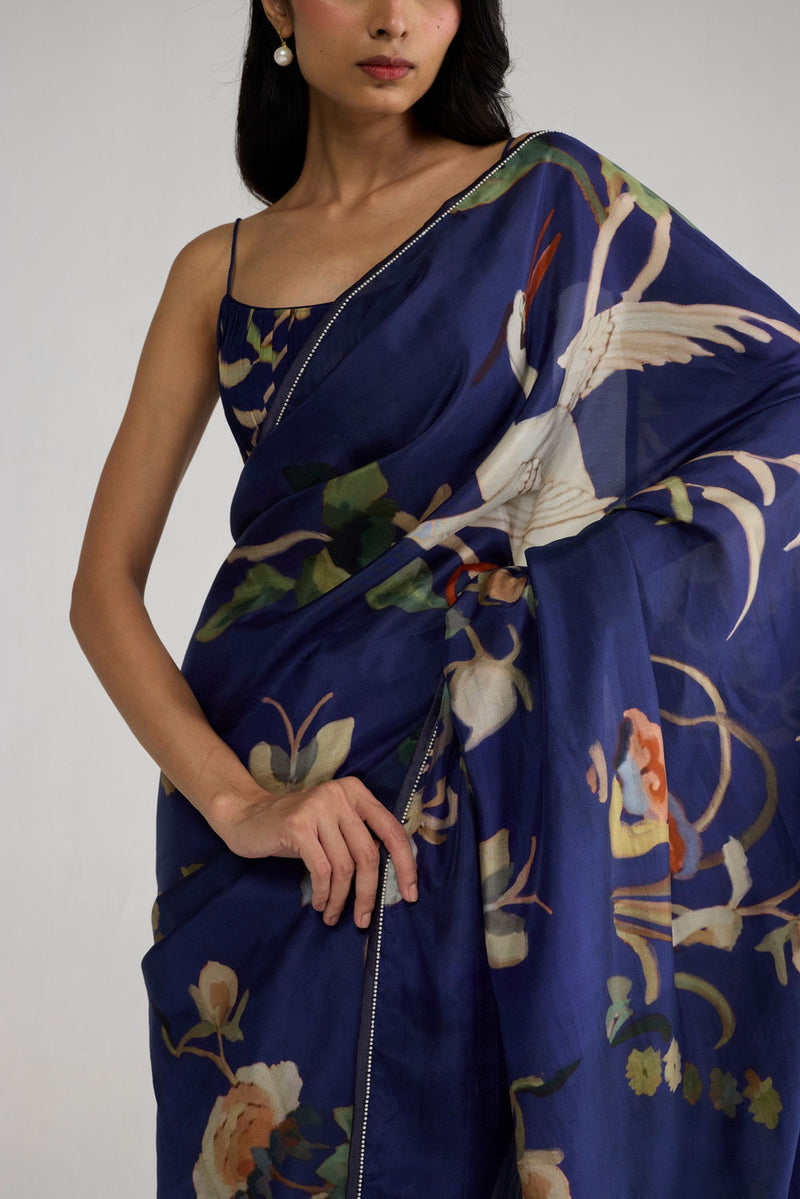 Fuji Silk Saree saree by YAM-ORIENTAL GARDEN SEP'26 for women Worldwide