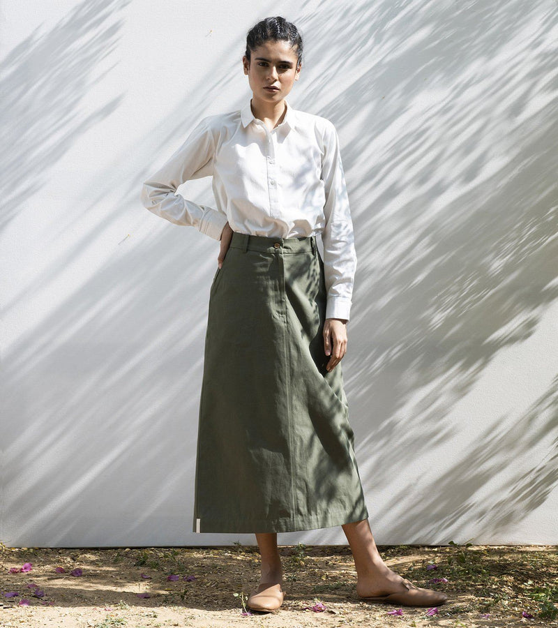 Garden Grove Long Skirt Skirts by Khara Kapas for women Worldwide