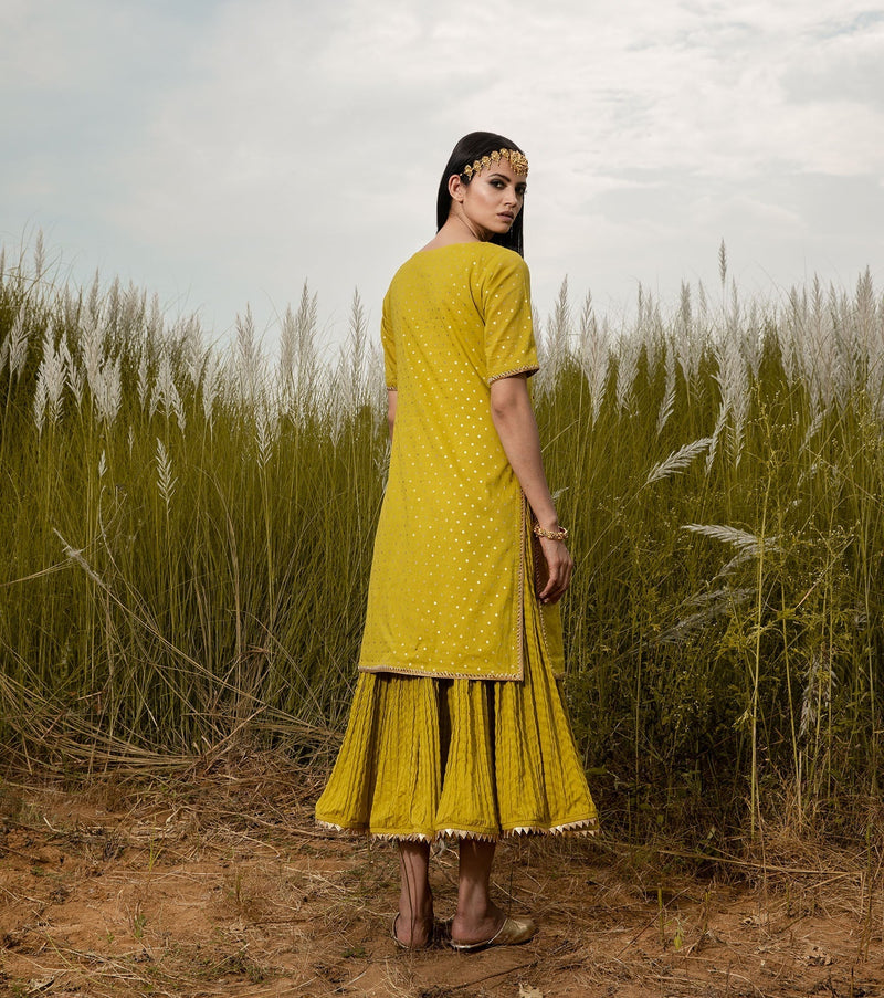 Gerua Chola Kurta Sets by Khara Kapas for women Worldwide